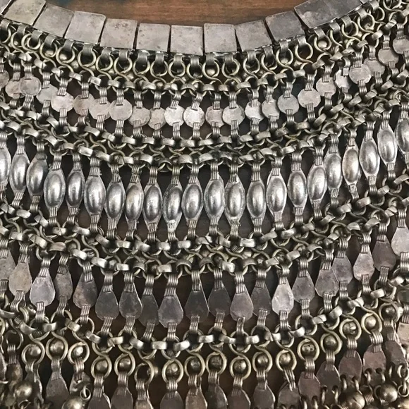 SOLD Gypsy- VTG Bohemian Festival Necklace Belly dancer  Lebanon Egyptian - Picture 8 of 10